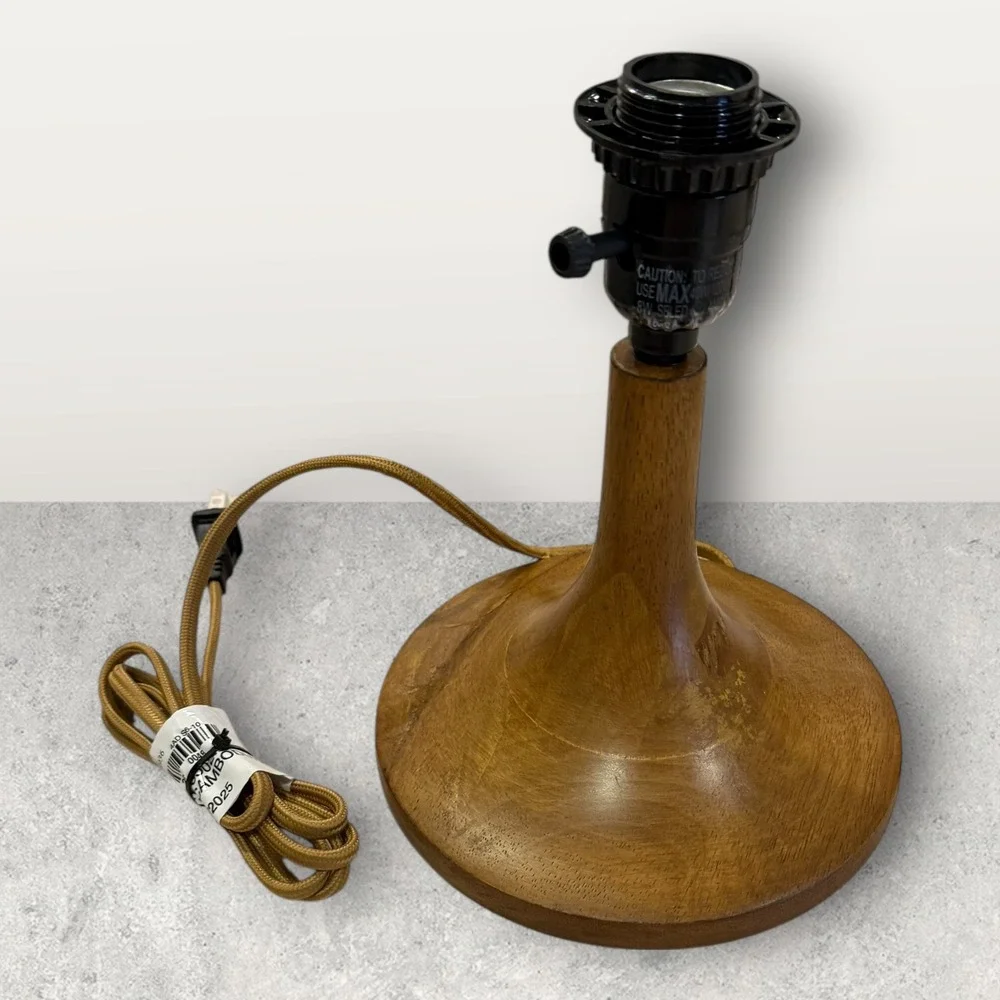 Wood Trumpeted Table Lamp - Hearth & Hand Magnolia, Target 2025